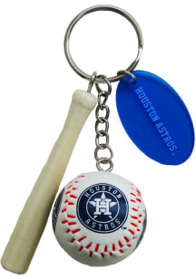 Houston Astros Baseball Keychain - Navy Blue