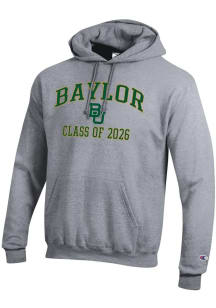 Champion Baylor Bears Mens Grey Font Class of 2026 Powerblend Long Sleeve Hoodie