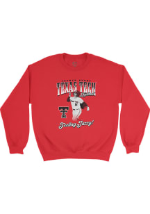 Jasmyn Burns  Campus Ink Texas Tech Red Raiders Youth Red Feeling Jazzy! Long Sleeve Crew Sweatshi..