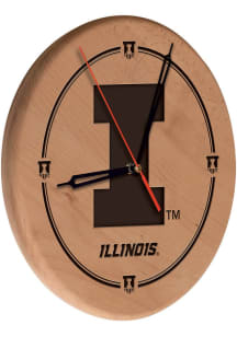 Illinois Fighting Illini Laser Engraved Wall Clock