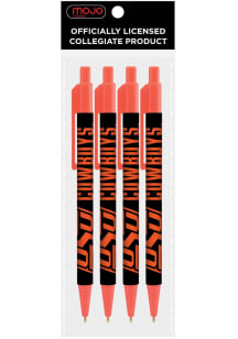Oklahoma State Cowboys 4 Pack Pen - Orange