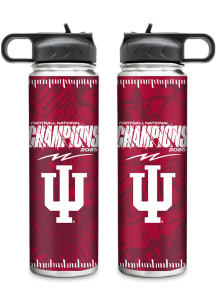 Indiana Hoosiers 2025 College Football Champions 22oz Water Bottle