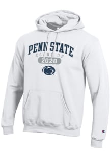 Champion Penn State Nittany Lions Mens White Class of 2028 Powerblend Long Sleeve Hoodie