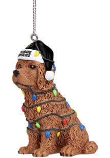 Colorado Buffaloes Dog With Lights Ornament - Black