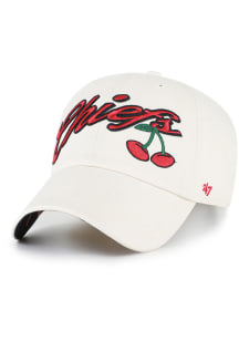 47 Kansas City Chiefs White Cherry Icon Confetti Clean Up Womens Adjustable Hat