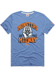 Homage Chicago Bears Light Blue Monsters of the Midway Short Sleeve Fashion T Shirt