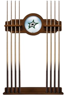 Dallas Stars Solid Wood Cue Rack Pool Table