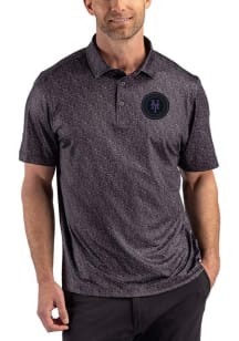 Cutter and Buck New York Mets Black City Connect Pike Fern Big and Tall Polo