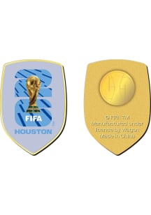 FIFA Houston Souvenir World Cup Host City Pin - Blue