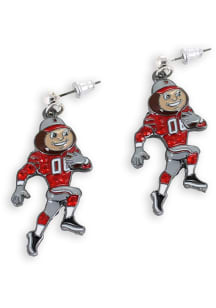 Ohio State Buckeyes Mascot Womens Earrings