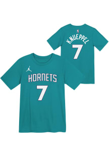 Kon Knueppel Charlotte Hornets Youth Teal Icon NN Player Tee