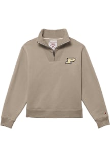 Purdue Boilermakers Womens Khaki 1991 Qtr Zip