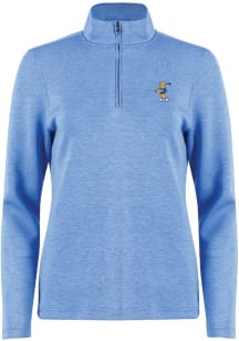 Pitt Panthers Womens Blue Golf Roc Victory Lights Qtr Zip Pullover