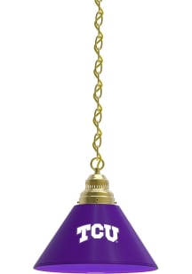 TCU Horned Frogs Single Gold Billiard Lamp