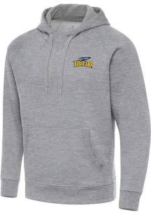 Antigua Toledo Rockets Mens Grey Victory Long Sleeve Hoodie