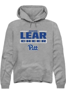 Madison Lear Pitt Panthers Mens Graphite NIL Stacked Box Player Hood