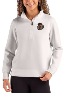 Cutter and Buck Oregon State Beavers Womens Ash Vault Roam Qtr Zip