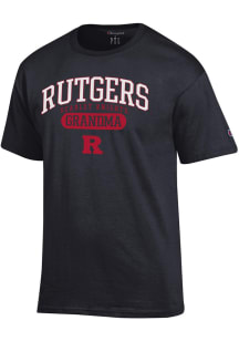 Champion Rutgers Scarlet Knights Black Pill Grandma Jersey Short Sleeve T Shirt