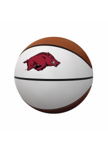 Arkansas Razorbacks Logo Brands Official Size Brown Autograph Basketball