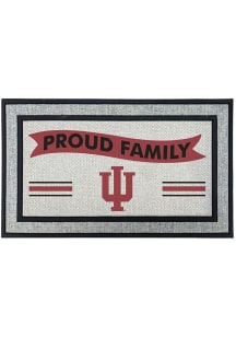 Indiana Hoosiers Proud Family 18x30 Door Mat