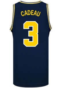 Elliot Cadeau   Michigan Wolverines Navy Blue NIL Name And Number Jersey