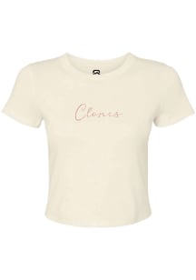 Summit Sportswear Iowa State Cyclones Womens Natural Roll Clones Short Sleeve T-Shirt