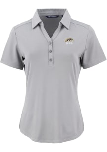 Cutter and Buck Western Michigan Broncos Womens Ash Forge Eco Polo Short Sleeve Polo Shirt