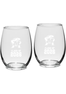 Maryland Terrapins Class of 2026 Stemless Wine Set Stemless Wine Glass - White