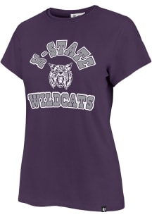 K-State Wildcats Womens Purple Comeback Frankie Short Sleeve T-Shirt