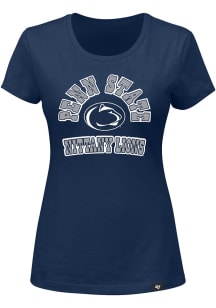 Penn State Nittany Lions Womens Navy Blue Comeback Frankie Short Sleeve T-Shirt