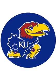 Kansas Jayhawks 3" Main Mark Button - Blue