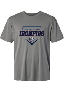 Summit Sportswear Lehigh Valley Ironpigs Graphite Homeplate Short Sleeve T Shirt