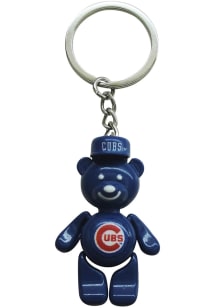 Chicago Cubs Bear Keychain - Blue