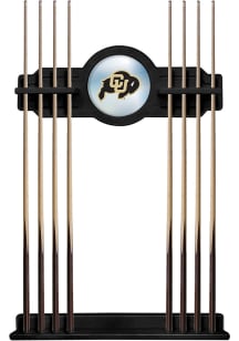 Colorado Buffaloes Solid Wood Cue Rack Pool Table
