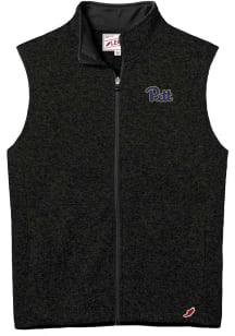 Pitt Panthers Mens Black Saranac Sleeveless Jacket