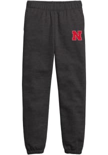 League Nebraska Cornhuskers Youth Black Primary Logo Sweatpants