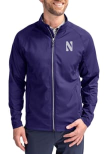 Cutter and Buck Northwestern Wildcats Mens Purple Adapt Eco Medium Weight Jacket