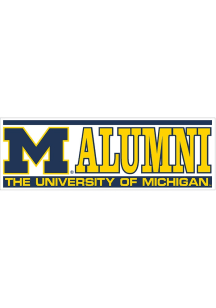 Michigan Wolverines Alumni Licensed Mark Auto Decal - Yellow