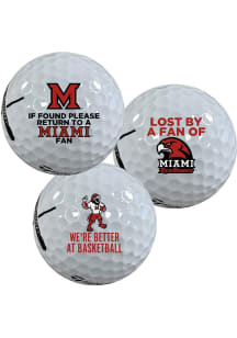 Miami RedHawks Primary Golf Balls
