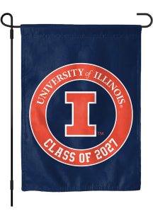Illinois Fighting Illini Class of 2027 Garden Flag - Navy Blue