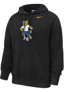 Nike Pitt Panthers Mens Black Soccer Roc Club Fleece Long Sleeve Hoodie