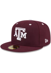 New Era Texas A&M Aggies Mens Maroon NCAA AC 59FIFTY Fitted Hat