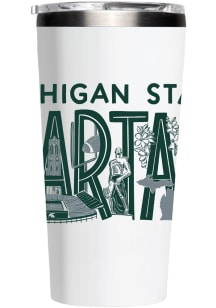 Michigan State Spartans 16oz Regina Schachter Corkcicle Stainless Steel Tumbler - White