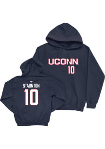 Maeve Staunton UConn Huskies Mens Navy Blue NIL Sideline Player Hood