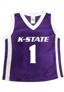 Little King K-State Wildcats Youth Dazzle Basketball Purple Basketball Jersey