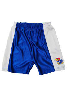 Little King Kansas Jayhawks Toddler Blue Dazzle Basketball Bottoms Shorts