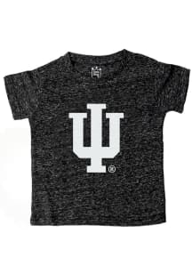 Little King Indiana Hoosiers Toddler Black Primary Logo Short Sleeve T-Shirt