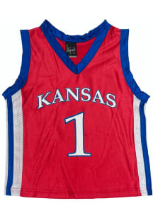 Little King Kansas Jayhawks Toddler Red Dazzle Jersey Basketball Jersey