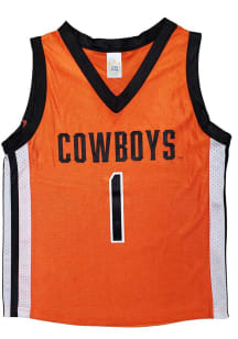 Little King Oklahoma State Cowboys Youth Game Day Orange Basketball Jersey