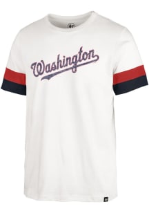 47 Washington Nationals White Winslow Short Sleeve Fashion T Shirt